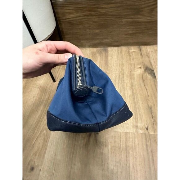 Coach Dark Blue Toiletry Travel Zip Up Back - Picture 2 of 5